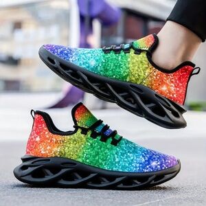 Men's Rainbow Athletic Shoes